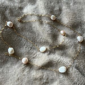Baroque Ombré Dew Drop Chain Necklace